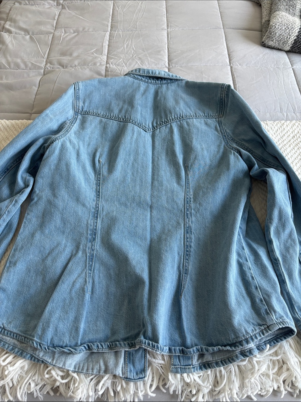 Denim button down shirt - Picture 4 of 9